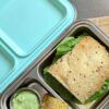 EXPLORA 2 VERDE JADE CON MERIENDA FIAMBRERA INFANTIL DE DOS COMPARTIMENTOS EN COLOR VERDE JADE CON MERIENDA